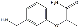 2-[3-(aminomethyl)phenoxy]propanamide 구조식 이미지