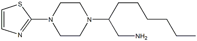 2-[4-(1,3-thiazol-2-yl)piperazin-1-yl]octan-1-amine 구조식 이미지