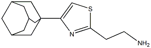 2-[4-(1-adamantyl)-1,3-thiazol-2-yl]ethanamine 구조식 이미지