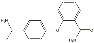 2-[4-(1-aminoethyl)phenoxy]benzamide Structure