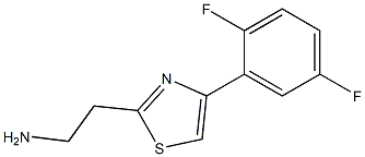 2-[4-(2,5-difluorophenyl)-1,3-thiazol-2-yl]ethanamine Structure