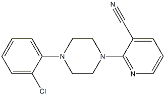 2-[4-(2-chlorophenyl)piperazin-1-yl]pyridine-3-carbonitrile Structure