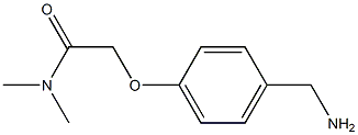 2-[4-(aminomethyl)phenoxy]-N,N-dimethylacetamide 구조식 이미지