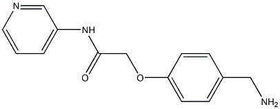 2-[4-(aminomethyl)phenoxy]-N-pyridin-3-ylacetamide Structure