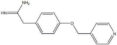 2-[4-(pyridin-4-ylmethoxy)phenyl]ethanimidamide 구조식 이미지