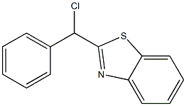 2-[chloro(phenyl)methyl]-1,3-benzothiazole Structure