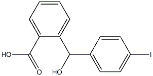 2-[hydroxy(4-iodophenyl)methyl]benzoic acid Structure