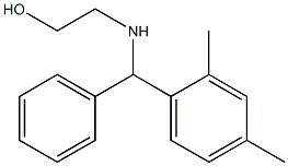2-{[(2,4-dimethylphenyl)(phenyl)methyl]amino}ethan-1-ol 구조식 이미지
