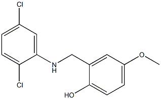 2-{[(2,5-dichlorophenyl)amino]methyl}-4-methoxyphenol Structure