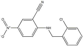 2-{[(2-chlorophenyl)methyl]amino}-5-nitrobenzonitrile Structure