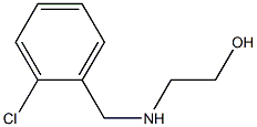 2-{[(2-chlorophenyl)methyl]amino}ethan-1-ol 구조식 이미지
