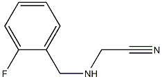 2-{[(2-fluorophenyl)methyl]amino}acetonitrile Structure
