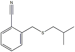 2-{[(2-methylpropyl)sulfanyl]methyl}benzonitrile Structure