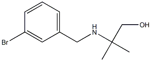 2-{[(3-bromophenyl)methyl]amino}-2-methylpropan-1-ol 구조식 이미지