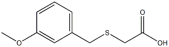 2-{[(3-methoxyphenyl)methyl]sulfanyl}acetic acid Structure