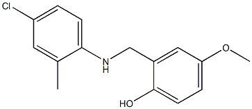 2-{[(4-chloro-2-methylphenyl)amino]methyl}-4-methoxyphenol Structure