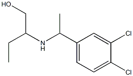 2-{[1-(3,4-dichlorophenyl)ethyl]amino}butan-1-ol Structure
