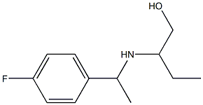 2-{[1-(4-fluorophenyl)ethyl]amino}butan-1-ol Structure