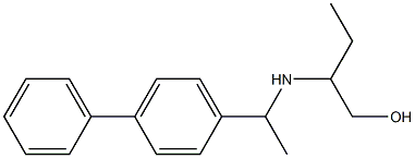 2-{[1-(4-phenylphenyl)ethyl]amino}butan-1-ol 구조식 이미지