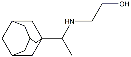 2-{[1-(adamantan-1-yl)ethyl]amino}ethan-1-ol 구조식 이미지