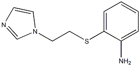 2-{[2-(1H-imidazol-1-yl)ethyl]sulfanyl}aniline 구조식 이미지