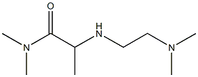 2-{[2-(dimethylamino)ethyl]amino}-N,N-dimethylpropanamide Structure