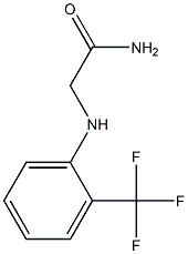 2-{[2-(trifluoromethyl)phenyl]amino}acetamide Structure