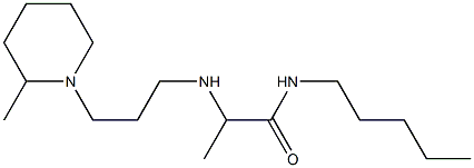 2-{[3-(2-methylpiperidin-1-yl)propyl]amino}-N-pentylpropanamide Structure