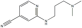 2-{[3-(dimethylamino)propyl]amino}isonicotinonitrile 구조식 이미지
