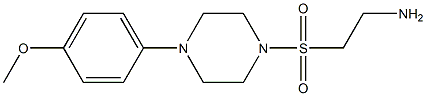 2-{[4-(4-methoxyphenyl)piperazine-1-]sulfonyl}ethan-1-amine Structure