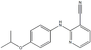 2-{[4-(propan-2-yloxy)phenyl]amino}pyridine-3-carbonitrile Structure
