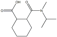 2-{[isopropyl(methyl)amino]carbonyl}cyclohexanecarboxylic acid Structure