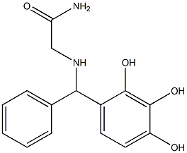 2-{[phenyl(2,3,4-trihydroxyphenyl)methyl]amino}acetamide Structure