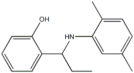 2-{1-[(2,5-dimethylphenyl)amino]propyl}phenol 구조식 이미지