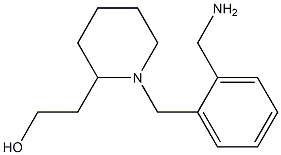 2-{1-[2-(aminomethyl)benzyl]piperidin-2-yl}ethanol 구조식 이미지