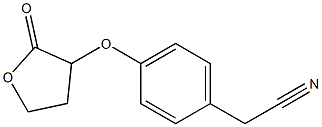 2-{4-[(2-oxooxolan-3-yl)oxy]phenyl}acetonitrile 구조식 이미지