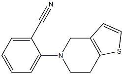 2-{4H,5H,6H,7H-thieno[3,2-c]pyridin-5-yl}benzonitrile Structure