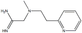 2-{methyl[2-(pyridin-2-yl)ethyl]amino}ethanimidamide Structure