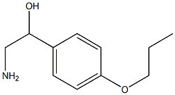 2-amino-1-(4-propoxyphenyl)ethanol Structure