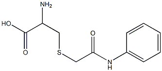 2-amino-3-[(2-anilino-2-oxoethyl)thio]propanoic acid Structure