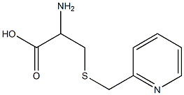 2-amino-3-[(pyridin-2-ylmethyl)thio]propanoic acid 구조식 이미지