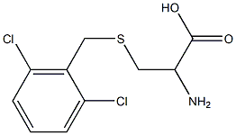 2-amino-3-{[(2,6-dichlorophenyl)methyl]sulfanyl}propanoic acid 구조식 이미지