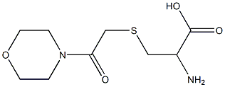 2-amino-3-{[2-(morpholin-4-yl)-2-oxoethyl]sulfanyl}propanoic acid Structure