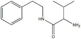2-amino-3-methyl-N-(2-phenylethyl)butanamide 구조식 이미지