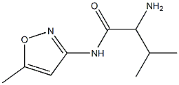 2-amino-3-methyl-N-(5-methylisoxazol-3-yl)butanamide 구조식 이미지