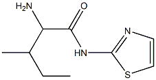 2-amino-3-methyl-N-1,3-thiazol-2-ylpentanamide Structure