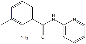 2-amino-3-methyl-N-pyrimidin-2-ylbenzamide Structure