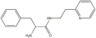 2-amino-3-phenyl-N-(2-pyridin-2-ylethyl)propanamide 구조식 이미지