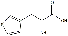 2-amino-3-thien-3-ylpropanoic acid 구조식 이미지