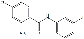 2-amino-4-chloro-N-(3-iodophenyl)benzamide 구조식 이미지